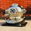 Шлем для подводного плавания ВМС США Mark V divers шлем Глубоководный шлем Хромированный водолазный шлем с деревянной основой Подарочный товар.