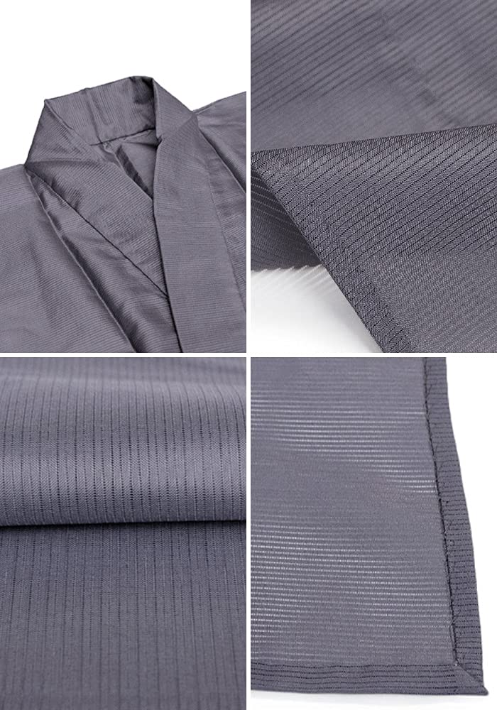 Японское моющееся одинарное кимоно Komagaro [KYOETSU], мужское, летнее, мужская, одежда, кимоно, одежда, черный, зеленый, (М, Голубь)