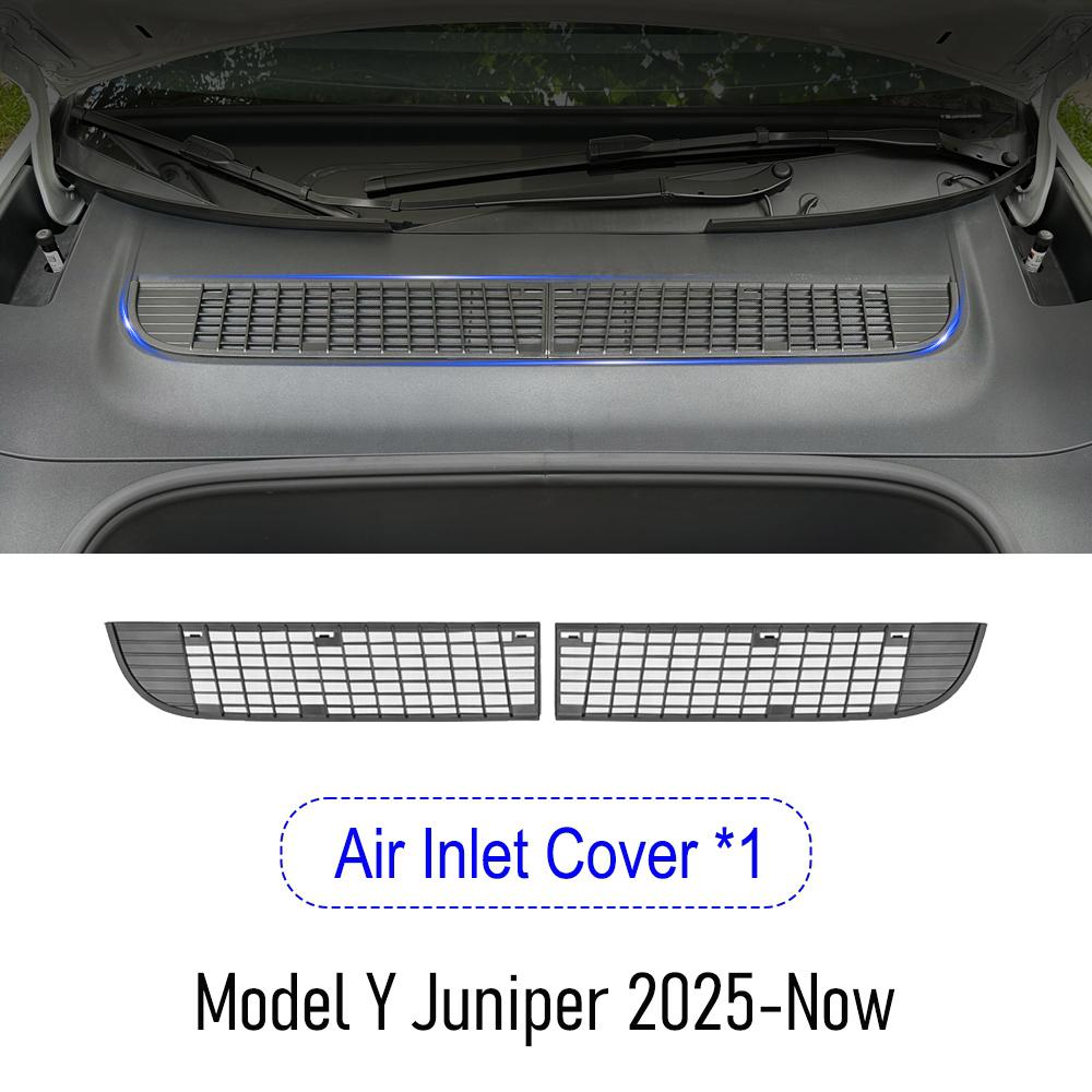 Для Tesla Model Y Juniper 2025 2026 Решетка переднего бампера Сетка Впускное отверстие Вентиляционная крышка Защитные решетки Защита Аксессуары от насекомых