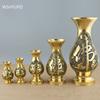 Antique Copper Vases Decoration Buddhism Holy Water Bottle Home Feng Shui Vase Ornaments Buddha Hall Worship Supplies Crafts