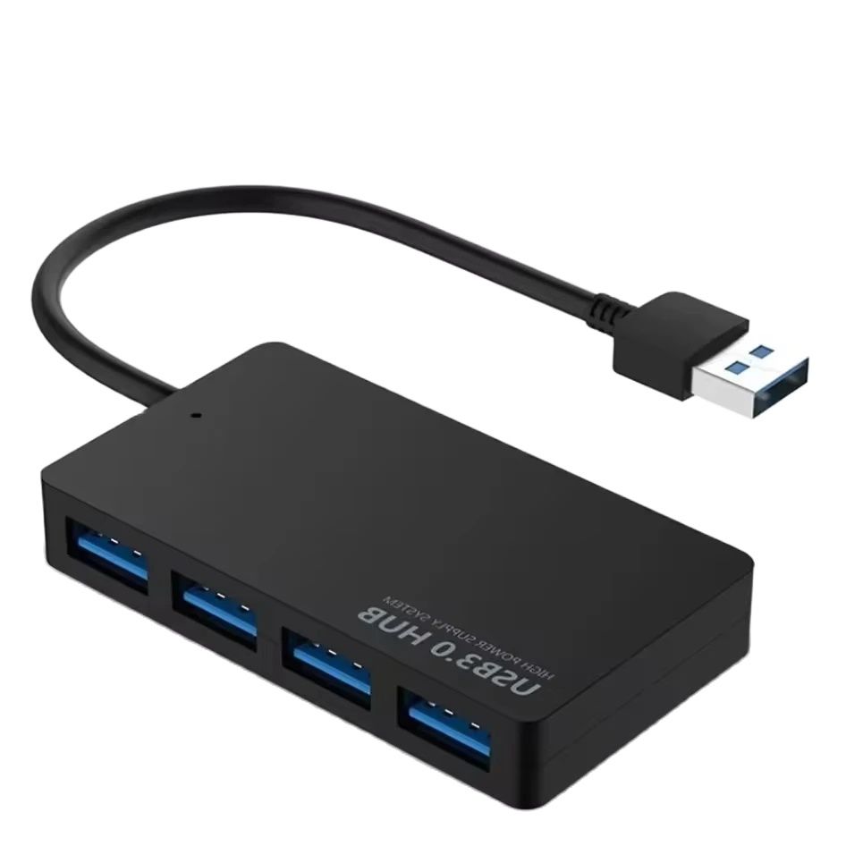 Высокоскоростной концентратор USB 3.0, многопортовый разветвитель USB, 4-портовый адаптер расширения, компьютерные аксессуары для ноутбуков