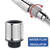 Useful Bathroom Parts ABS Shut-Off Valve Water Stop Valve Flow Regulator Shower Head Arm Diverter