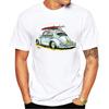 Sapextee Casual Tees Hipster Beach Surf Men T-Shirts Boy Retro Car Print Short Sleeve T-Shirt Sport Tops