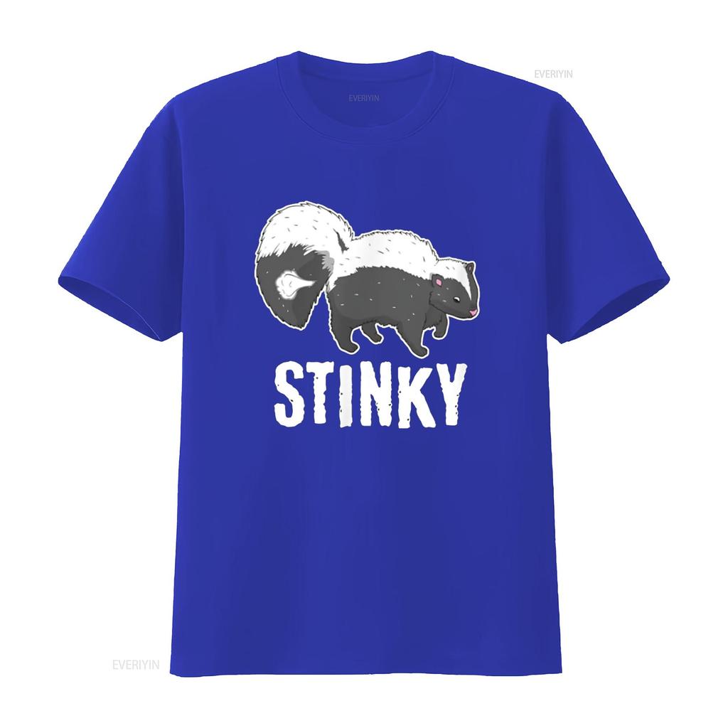 Stinky Skunk Smell Polecat Mammal Animal Lover Kids T Shirt vintage Washed homme Versatile Unisex Breathable fashion Stretched