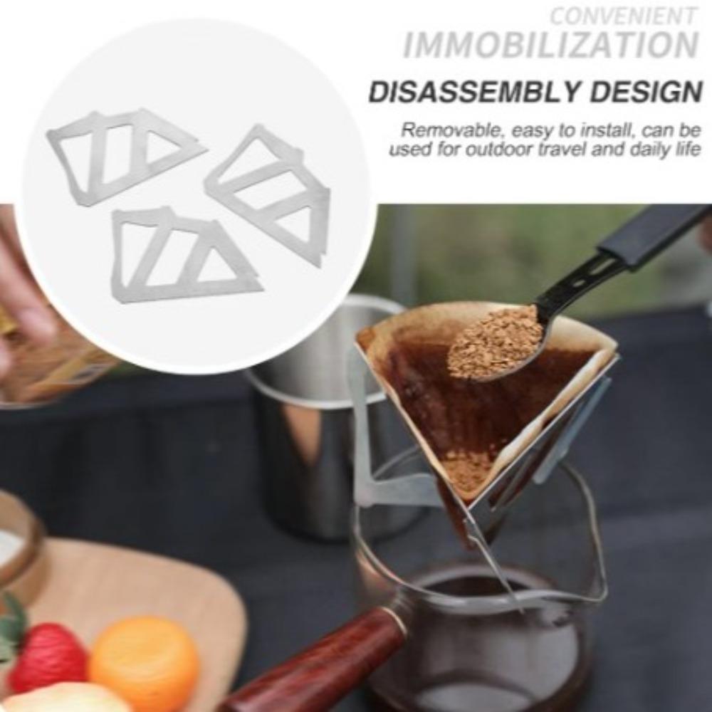 Folding Coffee Filter Rack Portable Coffee Drip Stand Cone Coffee Dripper Holder Camping