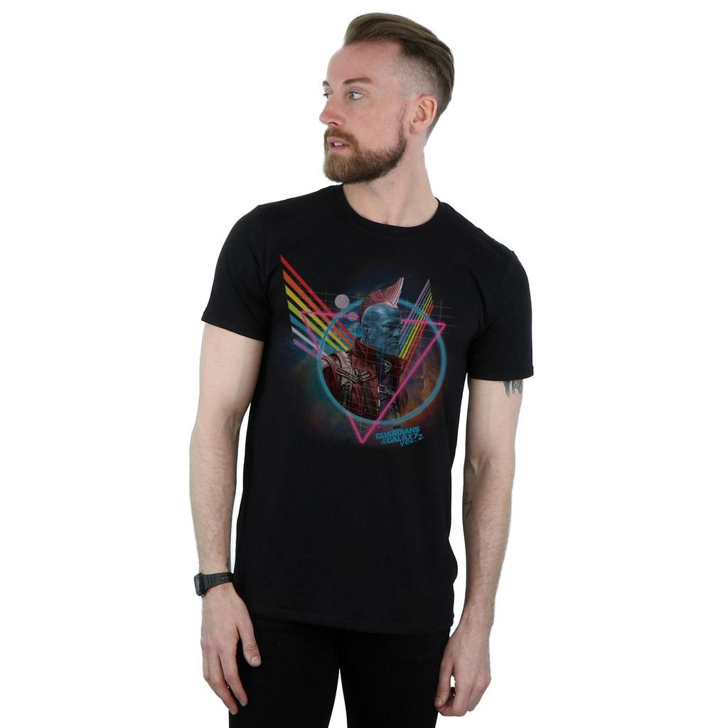 Marvel Mens Guardians Of The Galaxy Neon Yondu T-Shirt