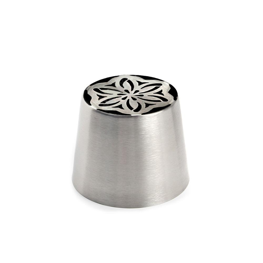 Stainless Steel Flower Squeeze Mouth Large Size Cream Nozzles for Cupcake Decoration