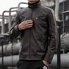 Новая мужская куртка из искусственной кожи, корейская повседневная мужская облегающая мотоциклетная кожаная куртка с воротником-стойкой, куртка из искусственной кожи для молодых мужчин