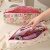 Flower Pattern Hair Dryer Storage Bag Sweet Cosmetic Bag  Beauty Tools Organization