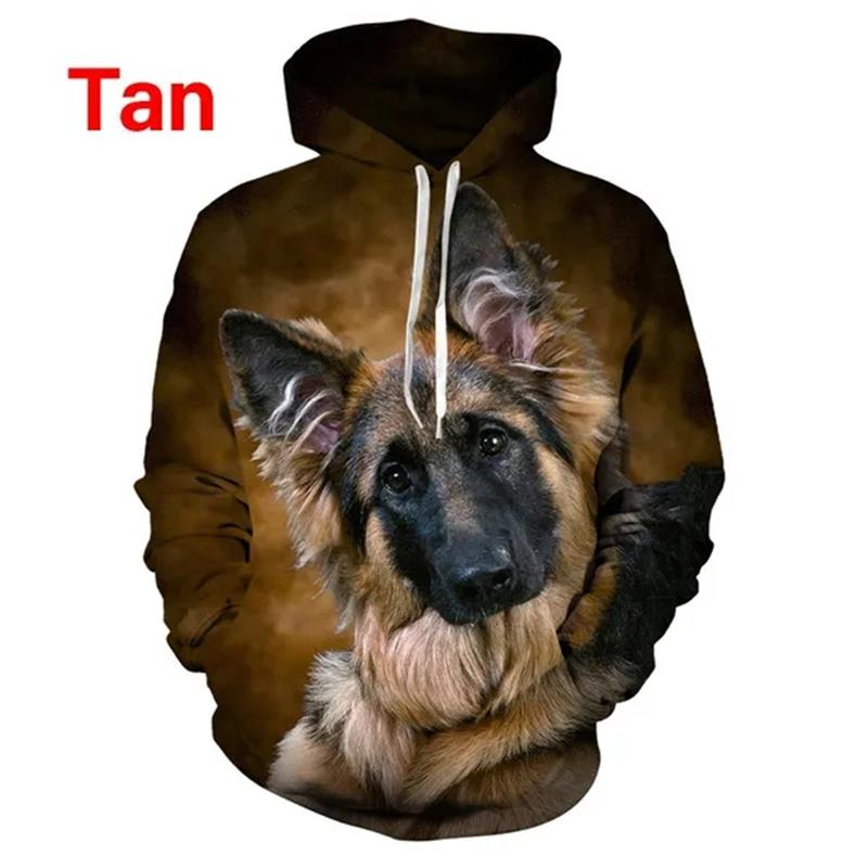 Unisex Funny Dog 3D Printed Cute Hoodie German Shepherd Hoodie Tops Casual Fashion Pullovers Sweater Hooded Mens Clothes Hoody