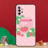Милый кейс 'Клубничное молоко' для Samsung Galaxy A56 A33 A13 A36 A23 A52 A32 A12 A54 A34 A14 A16 A53 A15 A35 A55 A17
