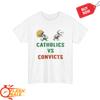 Горячо ! Футболка Catholics vs Convicts Винтажная 1988 года S-5XL, Лучшая цена Унисекс футболка
