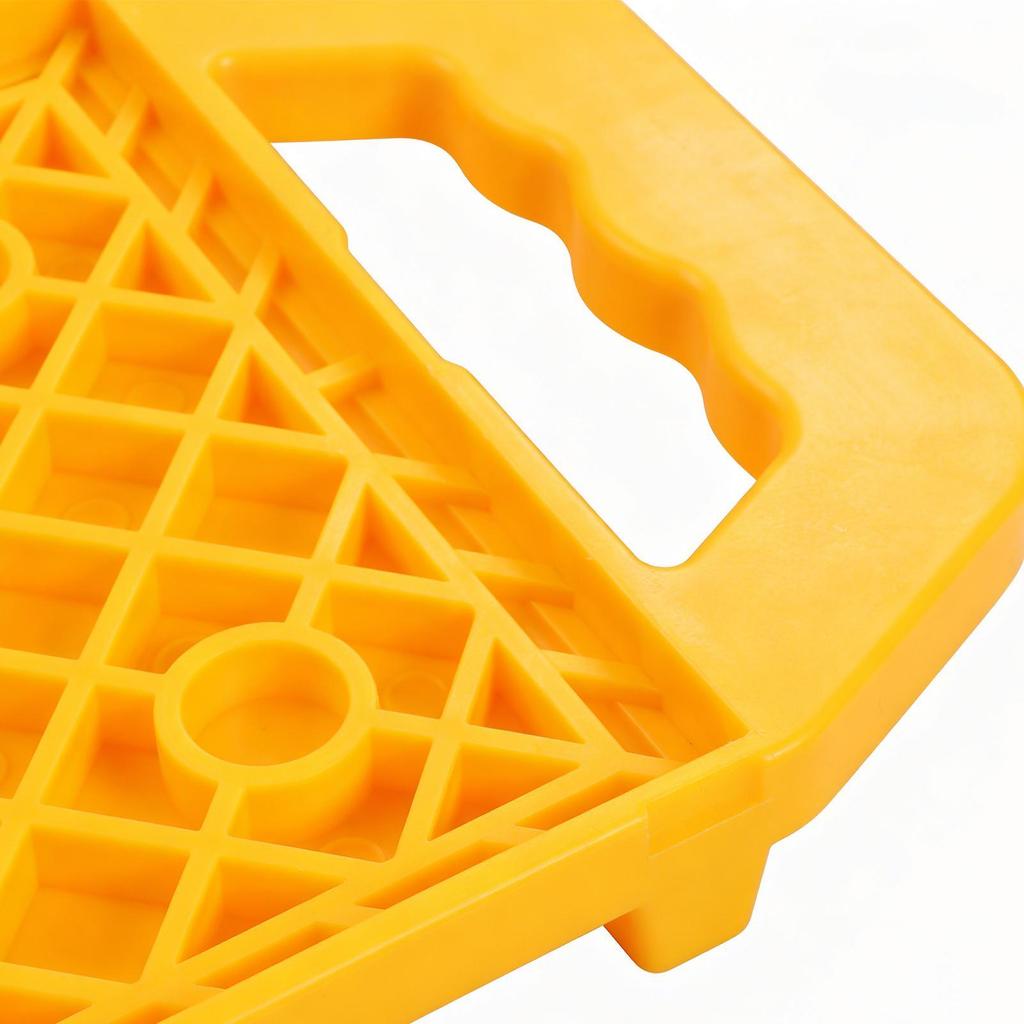 Подушки для домкратов для выравнивания 4 штуки Противоскользящая стабильная поддержка Блок-стабилизатор Блоки-подушки для домкрата для автодома для крана прицепа эвакуатора