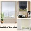 1PC Polyester Curtain Home Decorations Semi-Blind Window Curtains Non-Woven Leaf Pleated Curtain Shades 60/90x180cm