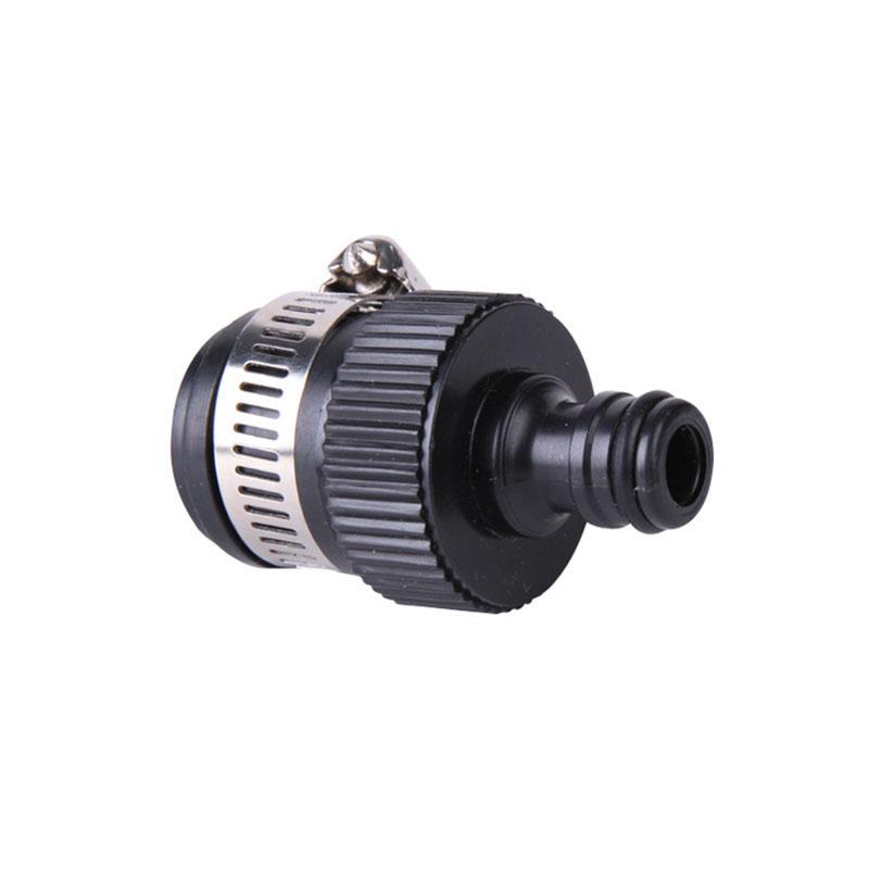 Резиновый универсальный соединитель для крана с металлическим хомутом, ручка, адаптер для шланга подвода воды