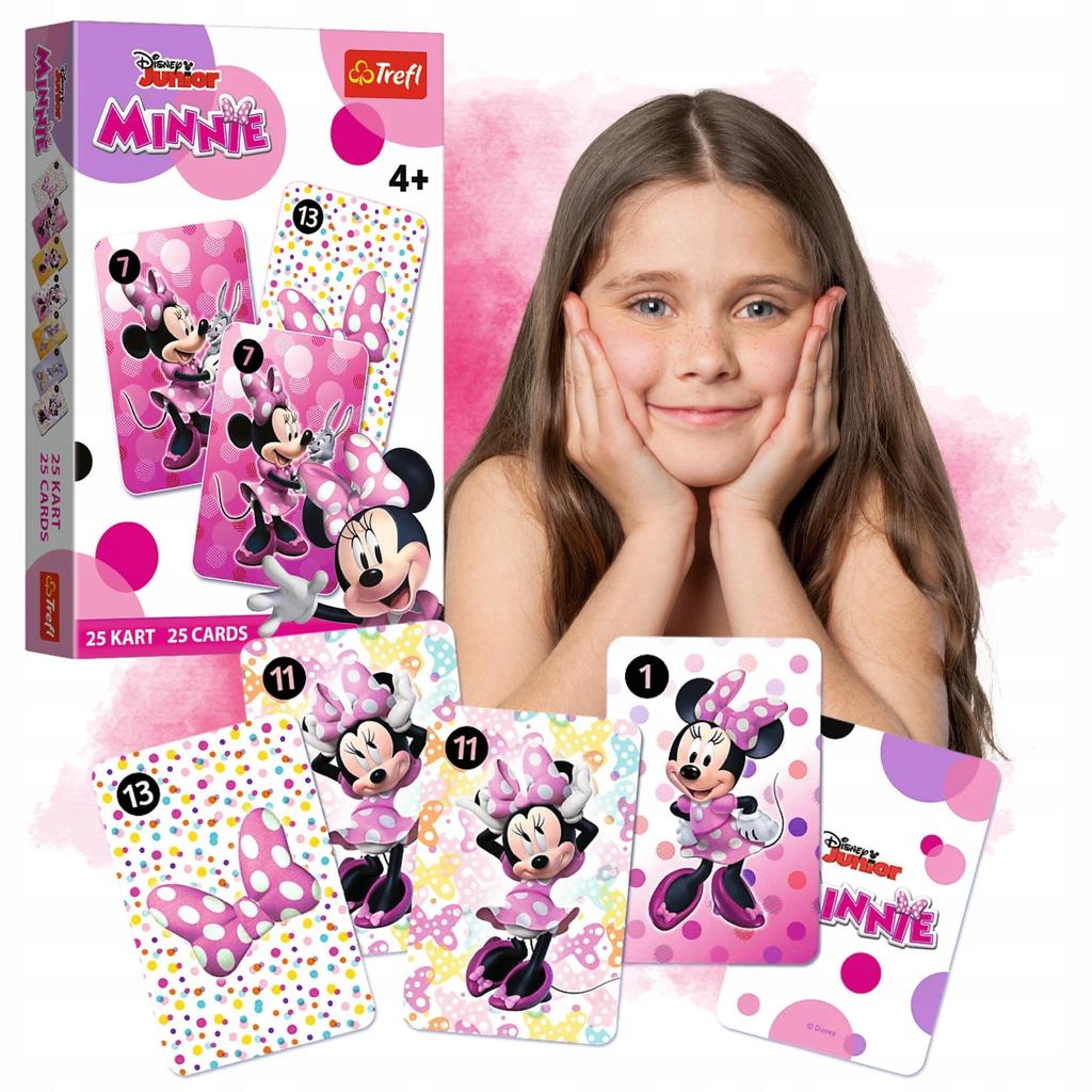 Trefl Disney Minnie Mouse Game Cards 25 Pieces