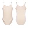 Детский купальник телесного цвета с регулируемыми бретелями для девочек, танцевальный гимнастический балетный трико, танцевальный костюм