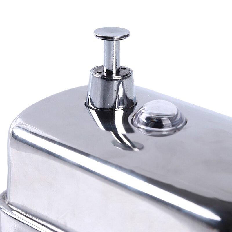 500ml bathroom wall hand soap dispenser stainless steel disinfectant gel shower bottle with kitchen gel soap container | liquid soap dispensers