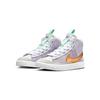 Nike Кроссовки Blazer D из кожи с круглым носком на шнуровке, амортизирующие, прочные, средней высоты, детские кроссовки фиолетового цвета DQ6085-500