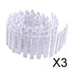 2xMiniature Fairy Garden Fence,Fairy Accessories Outdoor Wood Picket Fence,DIY Flowerpot