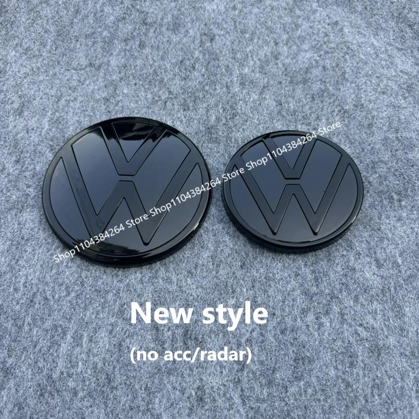 T26No Acc Modified Replaced New Style Front Emblem and Rear Trunk Badge Sticker for VW Volkswagen Golf 7 MK7 Golf 7.5 MK7.5 GTI