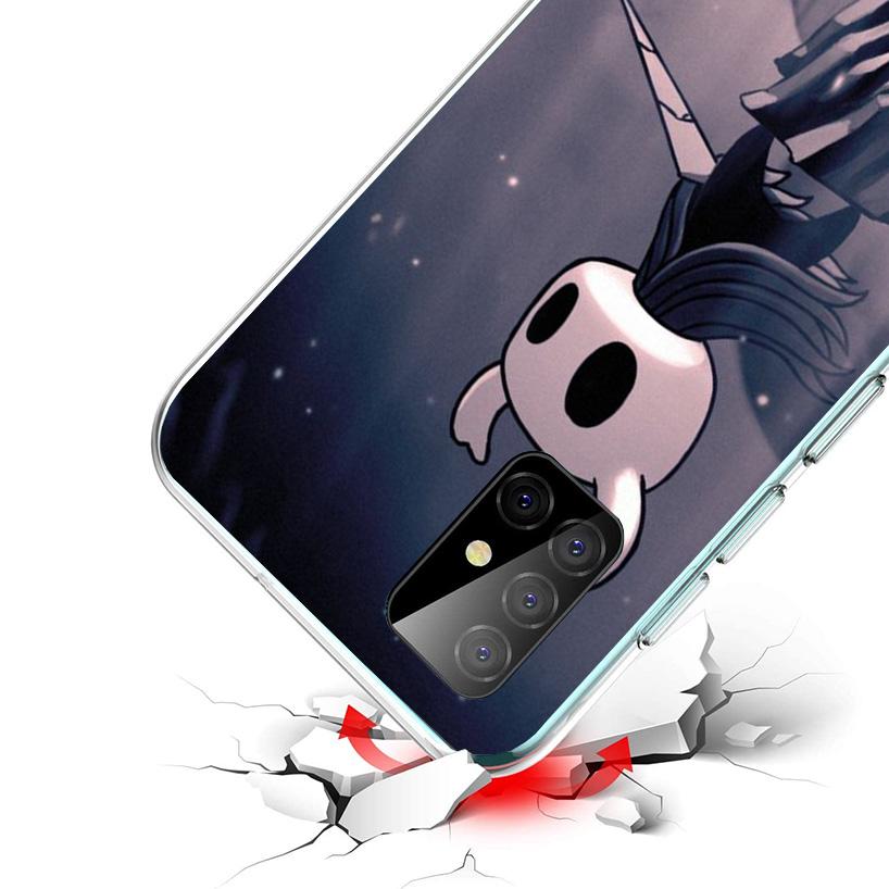 Мультяшный чехол для телефона Hollow Knight для Samsung Galaxy A52 A32 A22 A12 A51 A31 A50S A30S A20S A10S Note 20 Ultra 10 Plus S10 A72 A7
