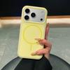 Матовый Магнитный Чехол-Скин для iPhone 17 Pro Max - Конфетный Цвет, Большое Отверстие, Защитный Дизайн