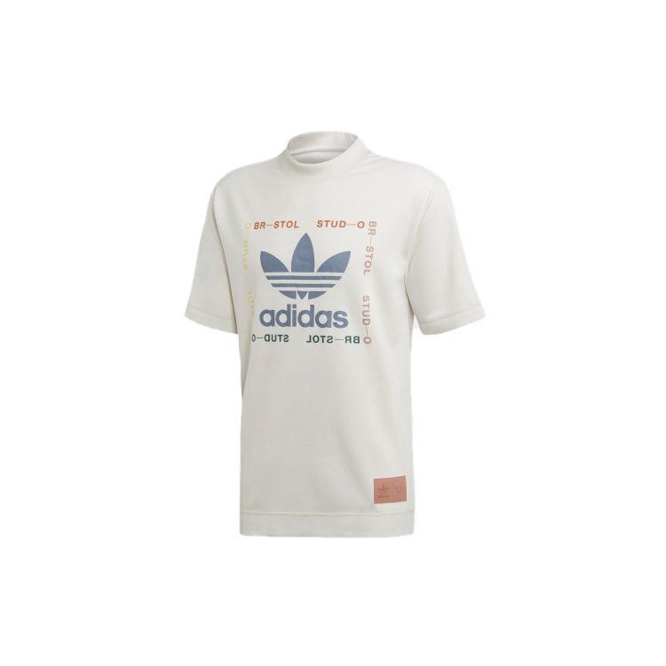 Adidas Мужская футболка Originals Bristol с логотипом в виде трилистника, белая DY3254