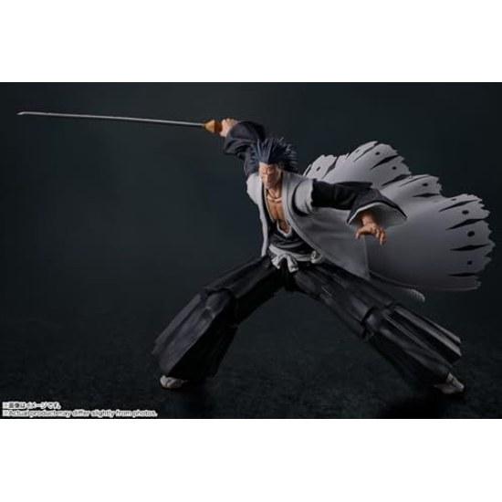 НАРОДЫ ТАМАШИИ SH. Figuarts BLEACH Тысячелетняя кровавая война Кенпачи Зараки Примерно 170 мм ПВХ АБС Окрашенная фигурка