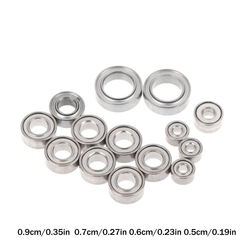 1Set Full Set Ball Bearings Upgrade For Wltoys 244016 & Losi Micro-B 1/24 Rc Car Spare Parts