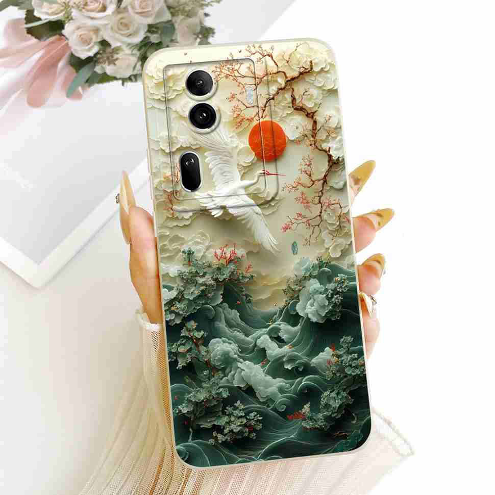 For Oppo Reno11 Pro 5G Case Fashion Cute Panda Cat Soft Silicone Back Cover For Reno11 Pro 5G CPH2607 Phone Cases Bumper