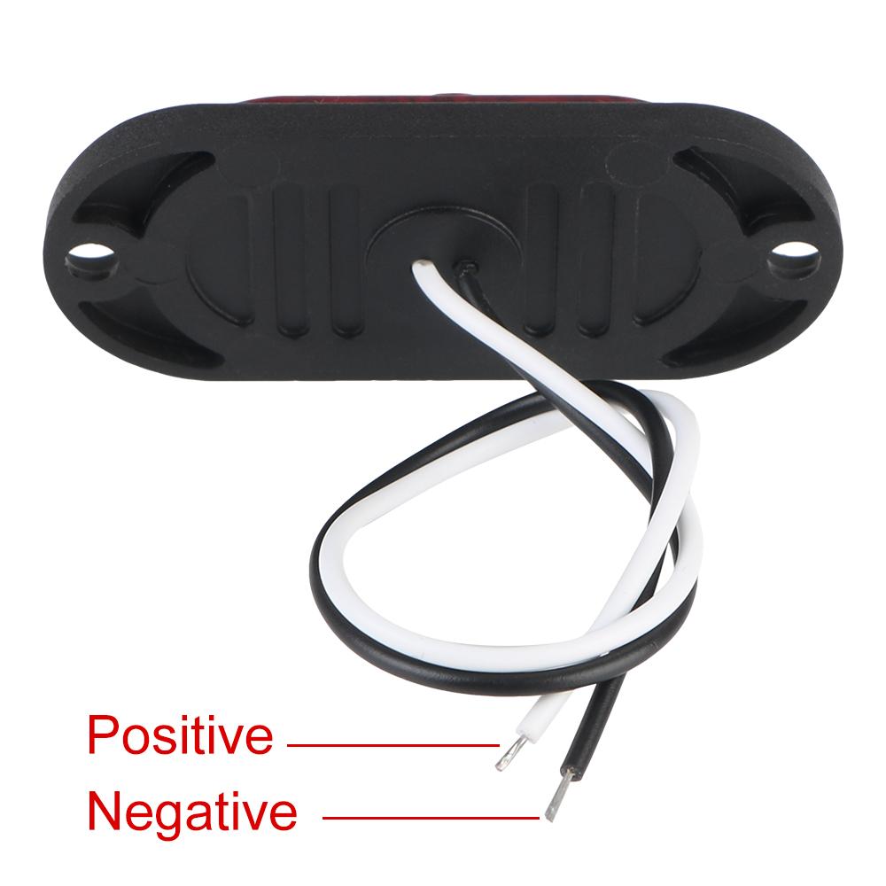 Автомобильный Стайлинг, боковые фонари, индикаторные задние фонари, 2 шт., автоаксессуары, 12 В-24 В, габаритные огни прицепа, 2 светодиодные сигнальные лампы для грузовиков