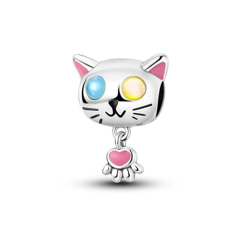 Cute Cartoon Animals Pendant Charm Beads New In Fit Bracelet Bangle Necklace Women Luxury Diy Fine Dangle Bead Jewelry Gift