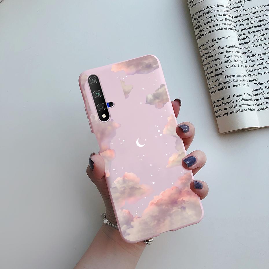 For Honor 20 Case For Honor 20 Pro YAL-AL10 Cover Cute Cat Cartoon Painted Phone Case For Honor20 20Pro YAL-L21 Soft Bumper Capa