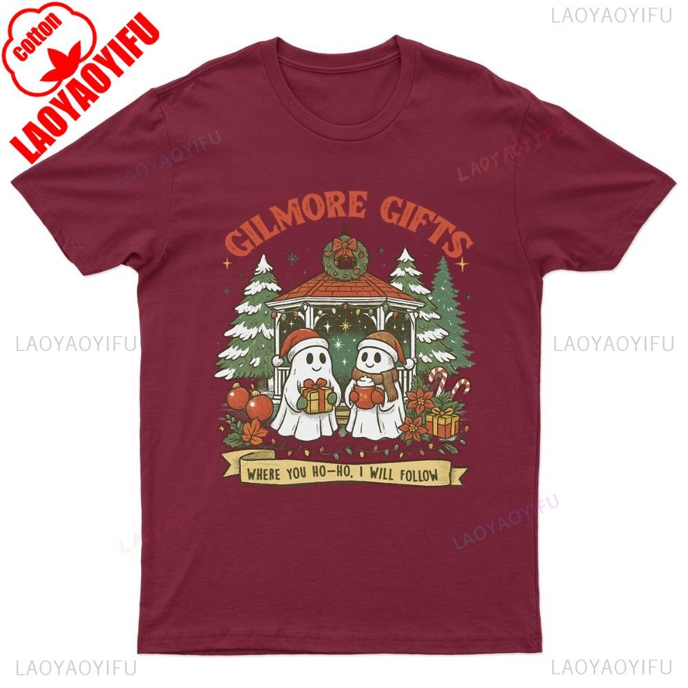 Gilmore Gifts Where You TShirt Unisex Retro Seasonal Funny Xmas Santa Womens Street Fashion Streetwear Men Clothes
