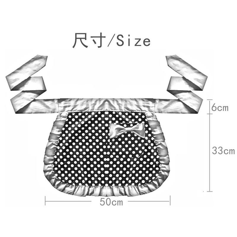 Короткий фартук-полупояс "Милая принцесса" из хлопка для женщин, для дома, кухни, садовых работ