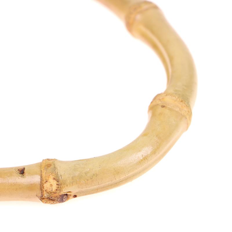 Vintage Bamboo Bag Wooden Handles Replacement Diy Accessories For Women Handbags