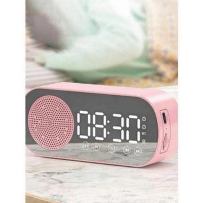 Цифровой будильник, беспроводной Bluetooth-динамик, поддержка TF FM-радио, звуковая коробка, бас-сабвуфер, бумбокс, настольный музыкальный плеер