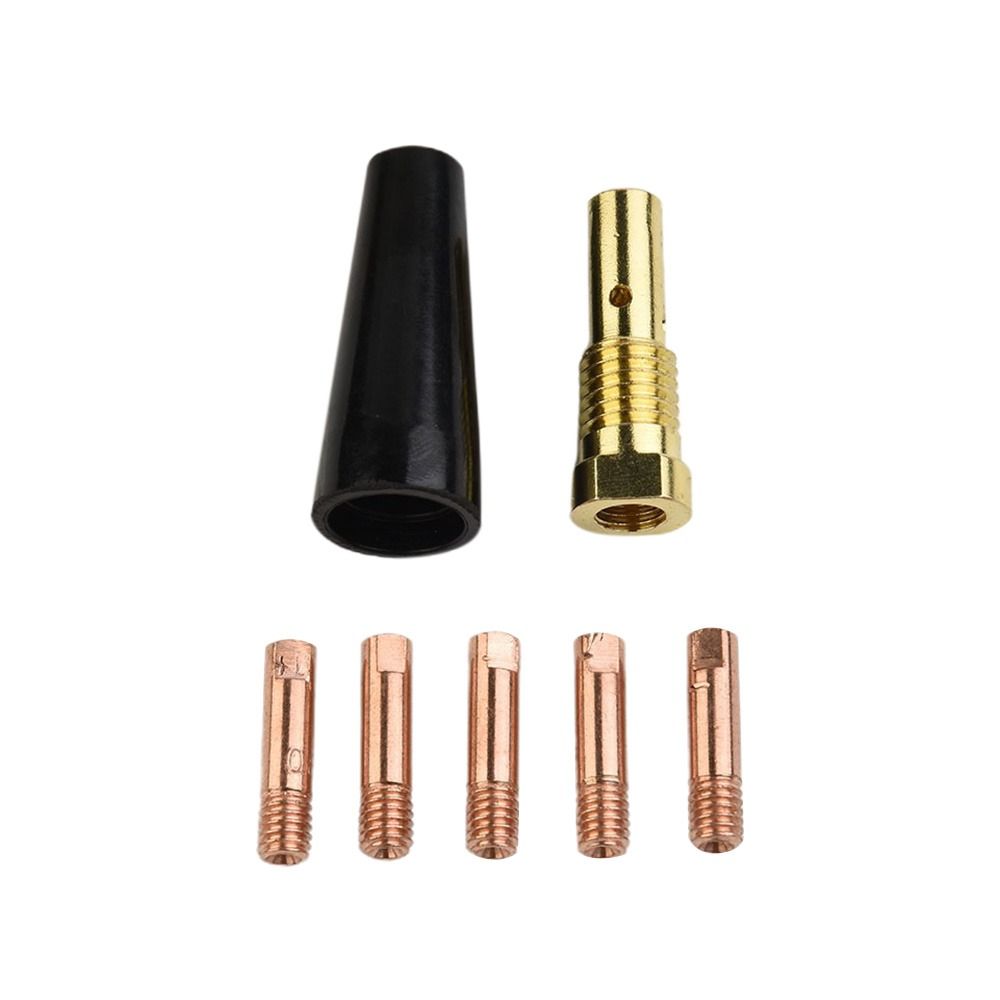 7PCS Gasless Nozzle Tips For Century FC90 Flux-Cored Wire Feed K3493-1 FC90 MIG Welder Welding Torch Welding Accessories