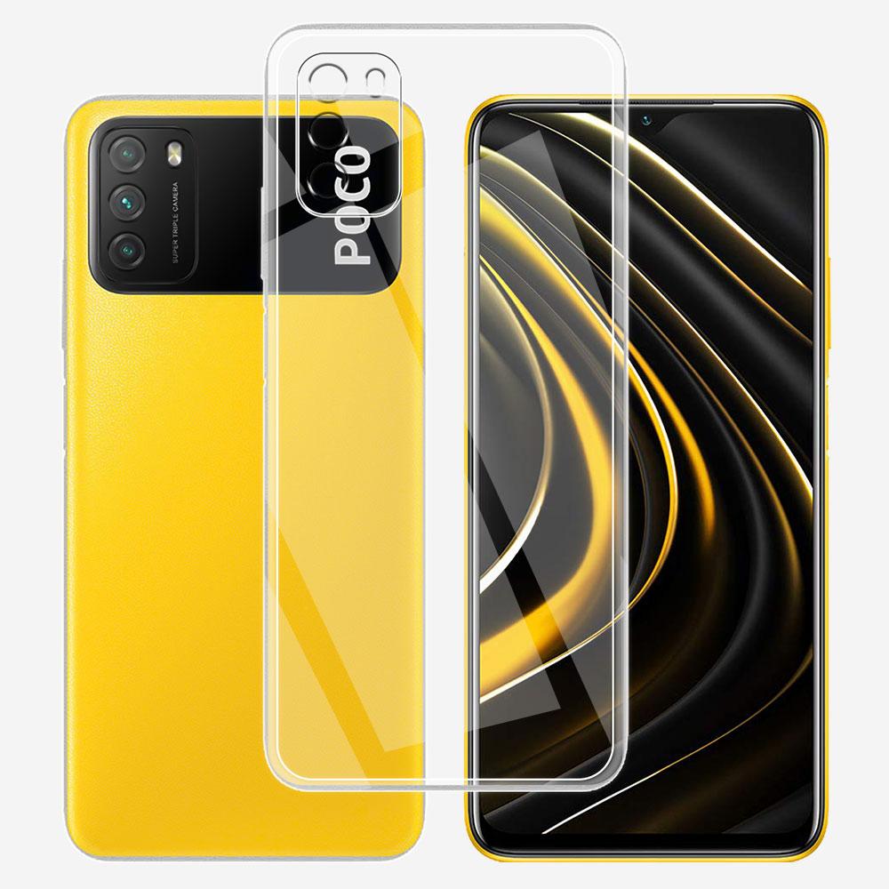 Для Xiaomi POCO M3 Pro Чехол Прозрачный Силиконовый Мягкий ТПУ Чехол для Телефона Для Poco M3 M3Pro Fundas Для POCO M3 Pro Прозрачный Coque