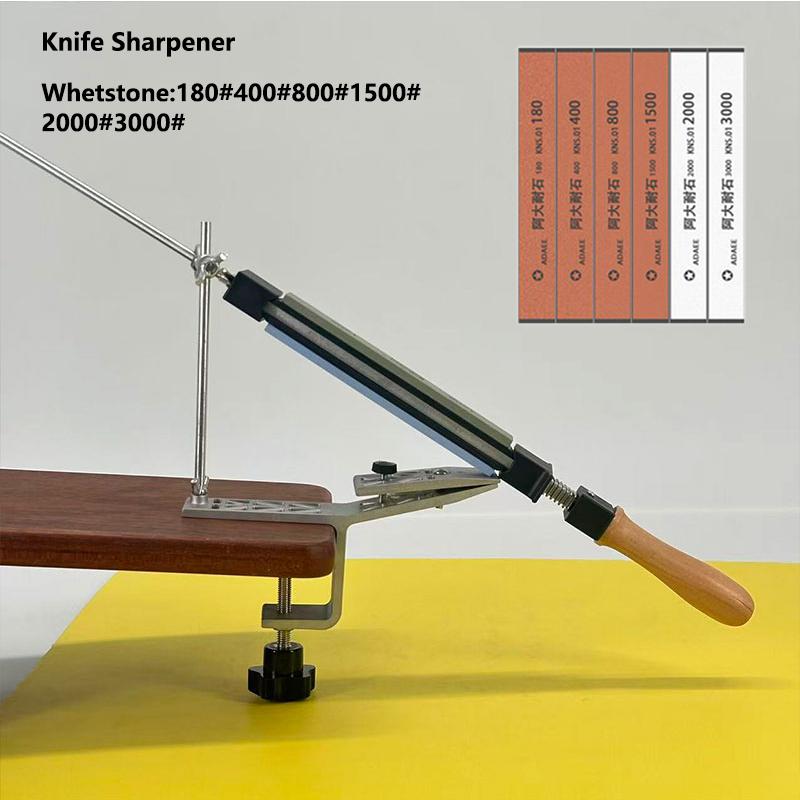 1pc Manual Fixed Angle Sharpener Rotatable Angle Adjustable For Sharpening Diamond Quick Cutting Edge Clamp Table Holder