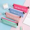 PU Pen Bag Large Capacity Pen Storage Bag Cute Pencil Box  Student