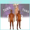 Тунг Тунг Тунг Сахур Костюм на Хэллоуин Косплей Платье для Детей и Подростков