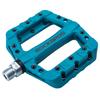 ROCKBROS Велосипедные педали Плоские педали Легкие педали МТБ Шоссейный велосипед Нейлоновое волокно Большая площадь BMX Левый и правый комплект Противоскользящие 9/16" (синий)