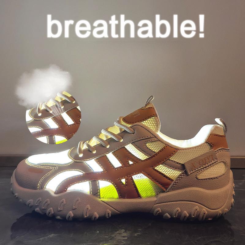 New Korean Version of Dad Shoes for Women In Summer Students' Mesh Breathable Casual Height