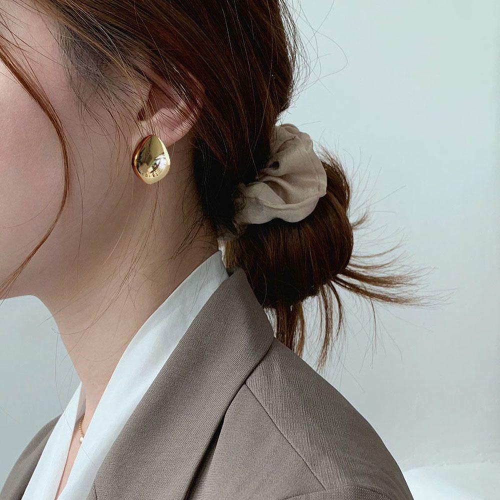 Стереоскопическая яркая поверхность Brincos Модные аксессуары Серьги-гвоздики Ювелирные изделия Серьги-подвески