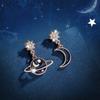 Planet Earrings Women's Summer Stud Earrings Niche Design Sense Light Luxury High-end Earrings New Trendy Birthday Gift