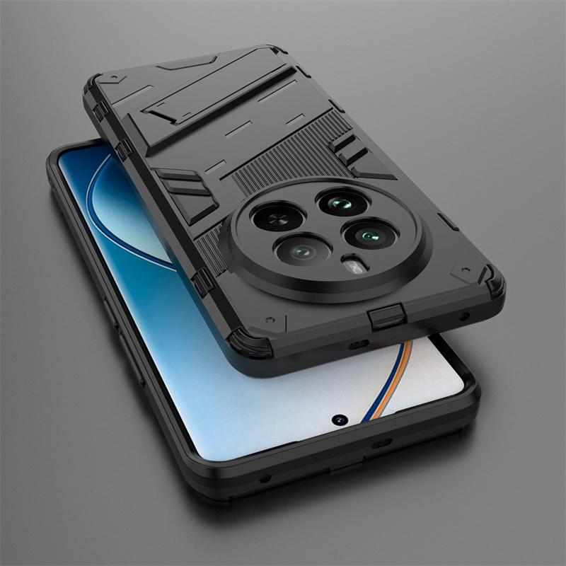 Для Realme 12 Pro Plus 5G чехол Kickstand Armor задняя крышка для Oppo Realmi 12 Pro+ 5G 2024 магнитный держатель противоударный чехол
