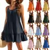 Women's Dress Sleeveless Loose Casual Beach Dress