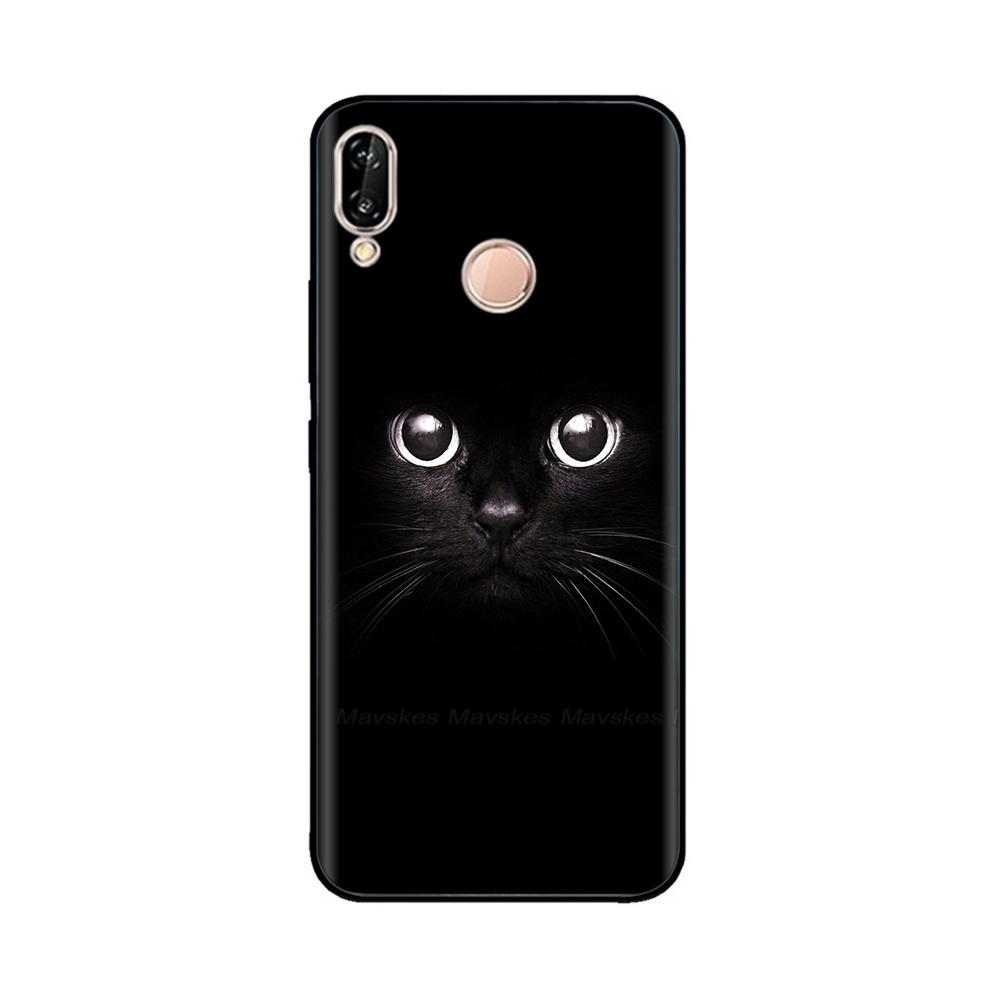 Чехол для Huawei P20 Lite Силиконовый Мягкий ТПУ Печатный Чехол для Телефона Для Huawei P20lite P 20 Lite Бампер Чехол Ударопрочный 5,84 дюйма